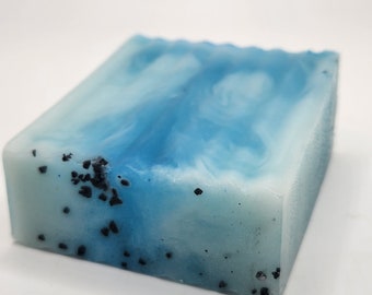 Blue Jeans Soap, Handmade Soap Bar, Unisex Scented, Lava Salt Soap