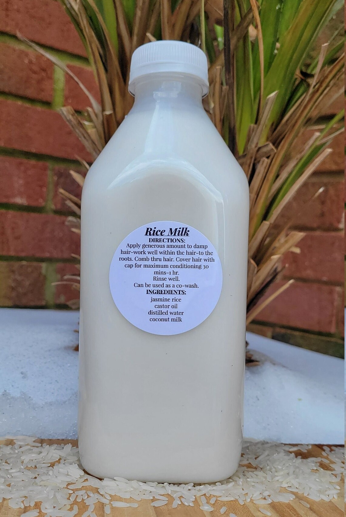 Rice Milk Hair Mask Conditioning Hair Treatment for Damaged Etsy