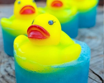 Mini Rubber Duck Soap, Unscented Soap Favors, Birthday Party Favors, Weddings, Bridal Favors, Baby Shower Gift