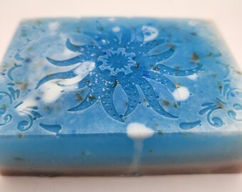 Sea Moss Collagen Soap, Face and Body Soap Bar, Seaweed Soap, Tropical Scented Soap