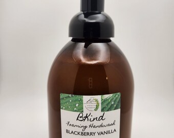 Larger Pump Bottle, Foaming Scented Hand Soap, 17 oz. Natural Hand Wash, Liquid Foaming Soap, Gentle Soap For Hands