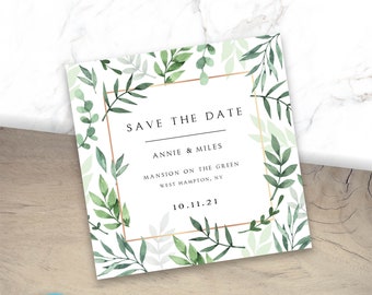 Printable Save the Date Card Template Save the Dates Templett | Etsy