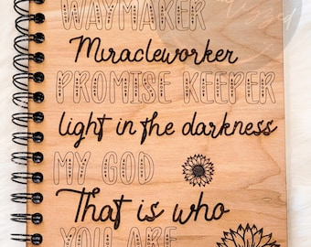 Personalized Notebooks Sketchbook| Notebook Cover| Wood Notebook| Engraved Journal Cover|Wooden Engraved Journal|