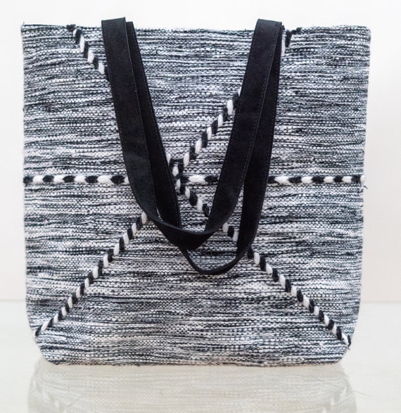 Gray Large tote Bag , Women tote bag, Grey Handmade Large Bag, Personalized tote bag for women, Oversized tote bag, Laptop stylish tote bag