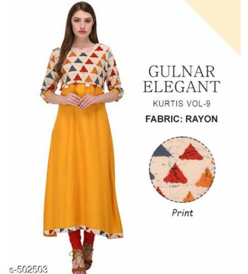 Rayon kurthi