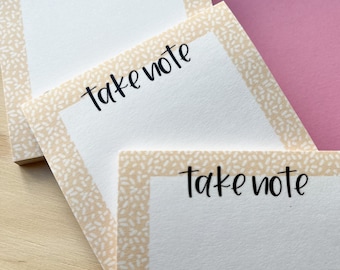 Take Note Sticky Notes | mini notepad, cute stationery, positive note