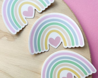 Doodle Rainbow Sticker | Vinyl Sticker | Waterproof Sticker