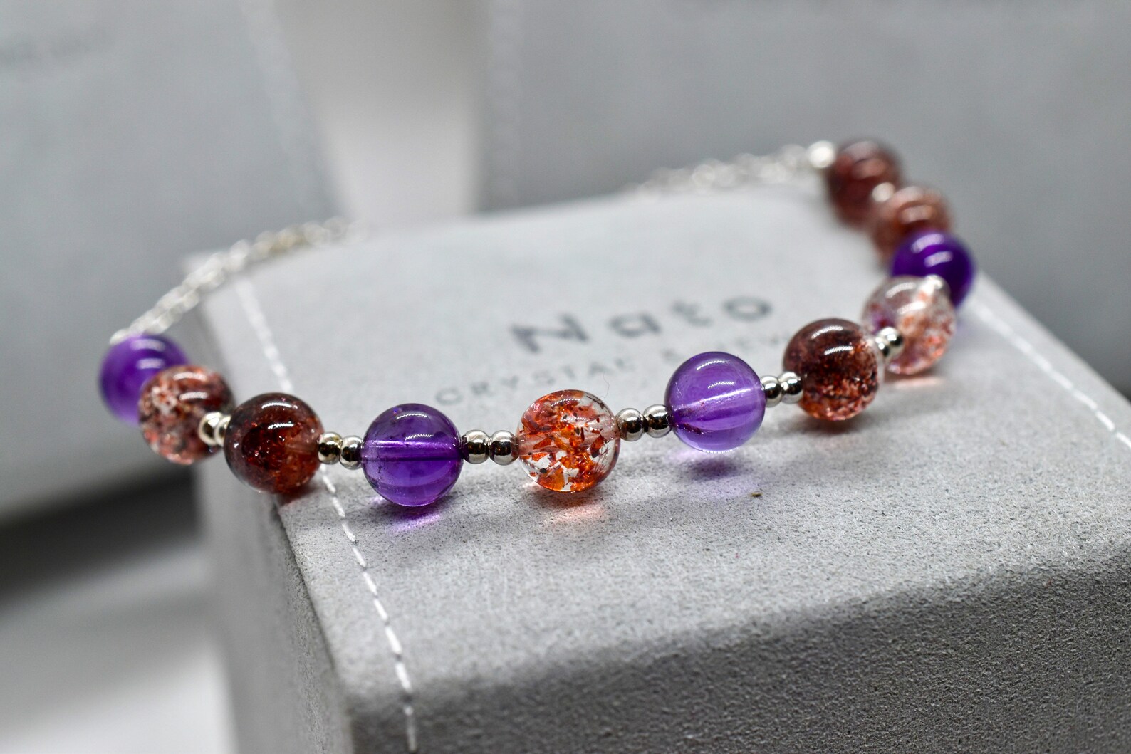 Super seven crystal bracelet Clearance