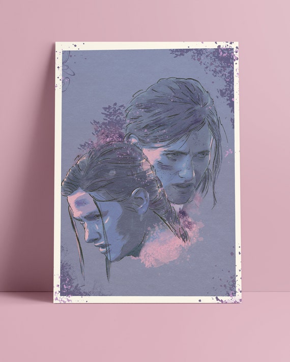 The Last of us Part II 2 Ellie Abby Portrait Poster Giclee Print