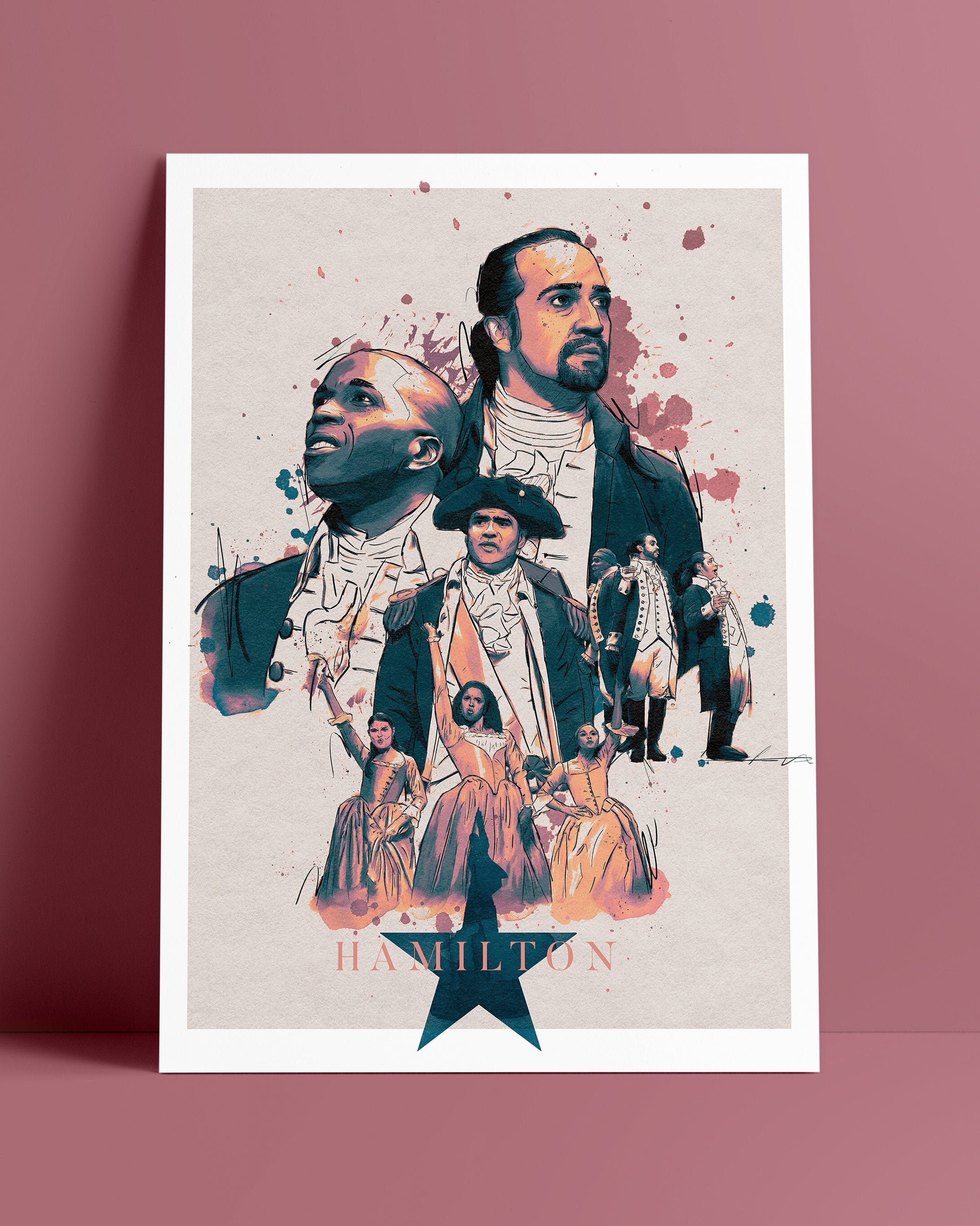 Discover Hamilton Musical Poster