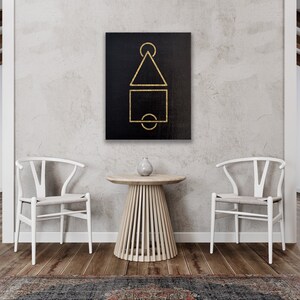 S-Game Canvas 24-karat Gold leaf Painting Art Decor