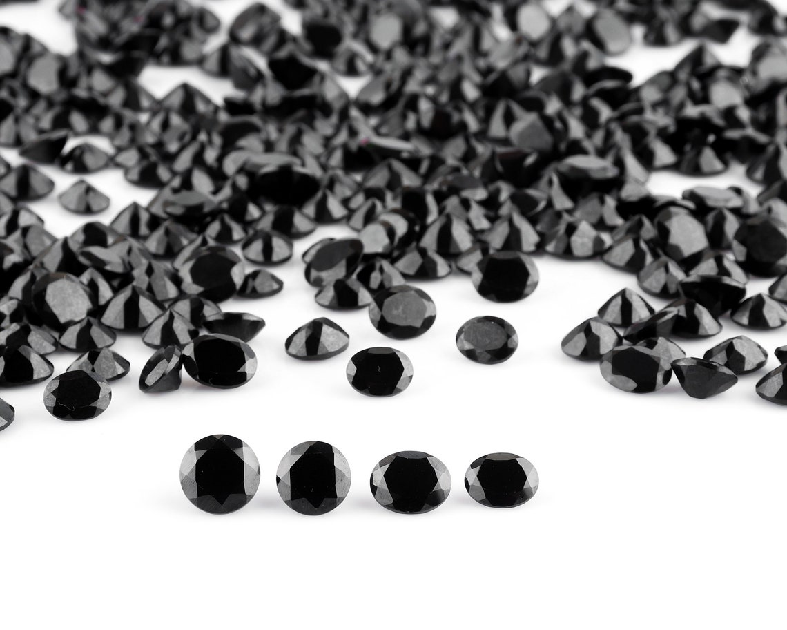Bulk Natural Black Spinel Crystals Gemstones Loose Gemstones Etsy