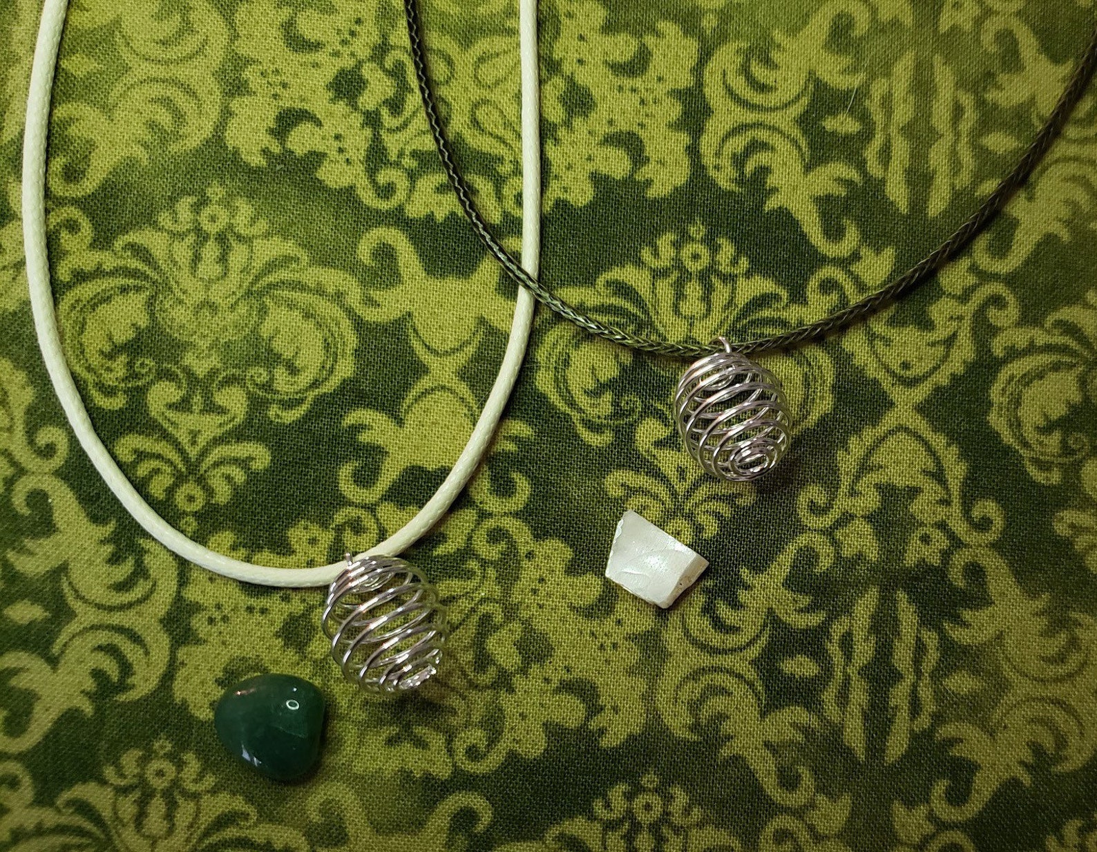 Crystal Cage Pendant Cage Pendant 20 Necklace Wear Your Etsy UK