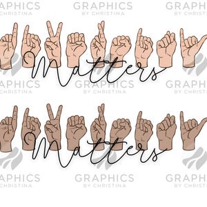多様性の重要性 ASL SVG | アメリカ手話インクルージョンデザイン | 障害者の誇りと支援 Cricut ファイル | デジタルダウンロード