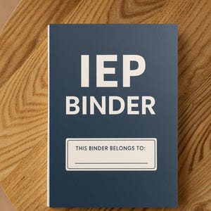 Special Education IEP Binder | Parent and Teacher Organization Tool | Editable Forms and Checklists for School Meetings