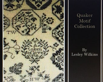 Quaker Motif Collection contains medallions and motifs for you to design your own samplers