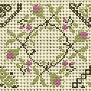 NEW BOOK Quaker Samplers in Cross Stitch PDF Book uses the beautiful medallion motifs and patterns to create lovely samplers to embroider image 3