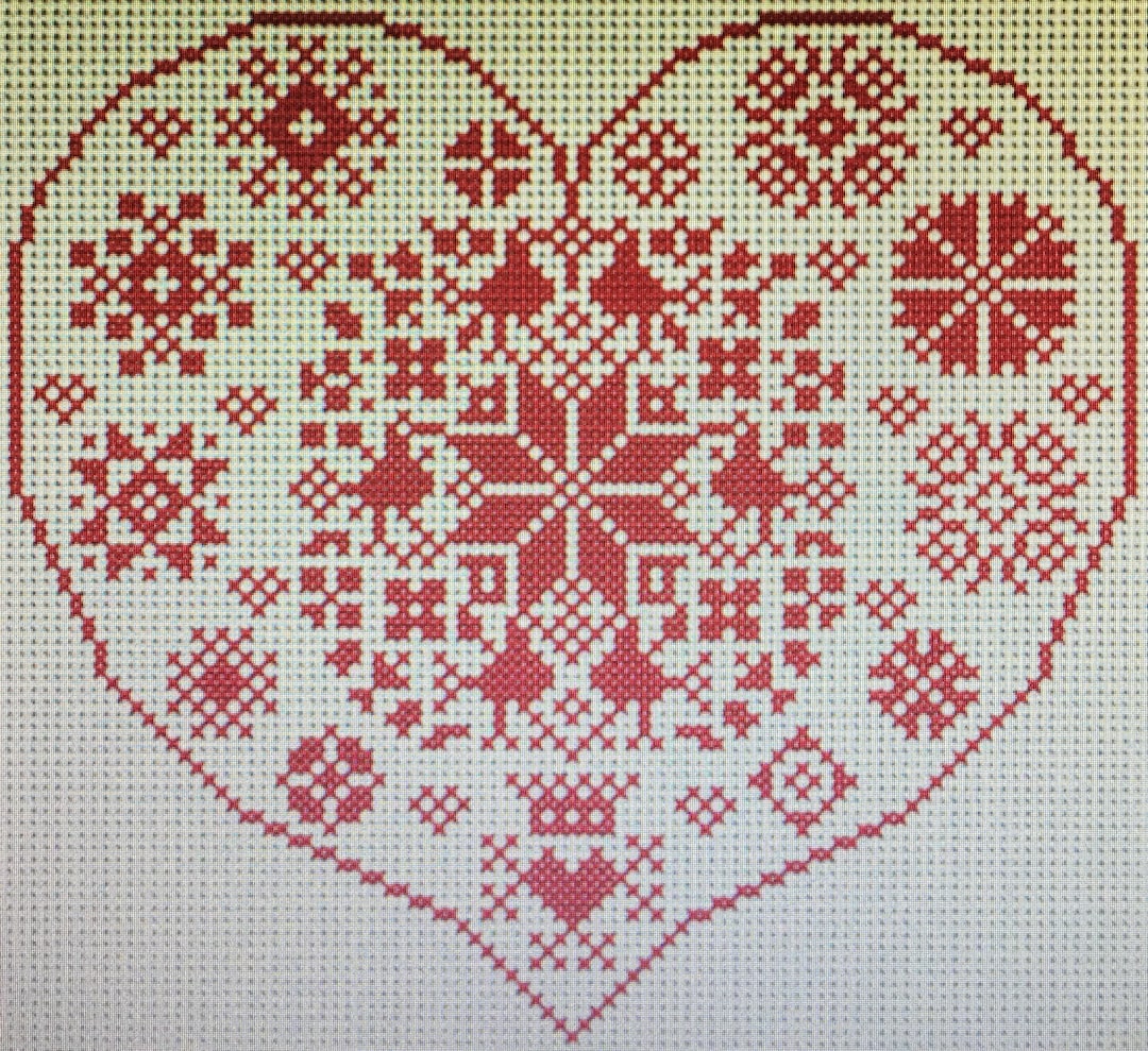 Quaker Cross Stitch Sampler Chart/pattern Using Original Quaker Motifs