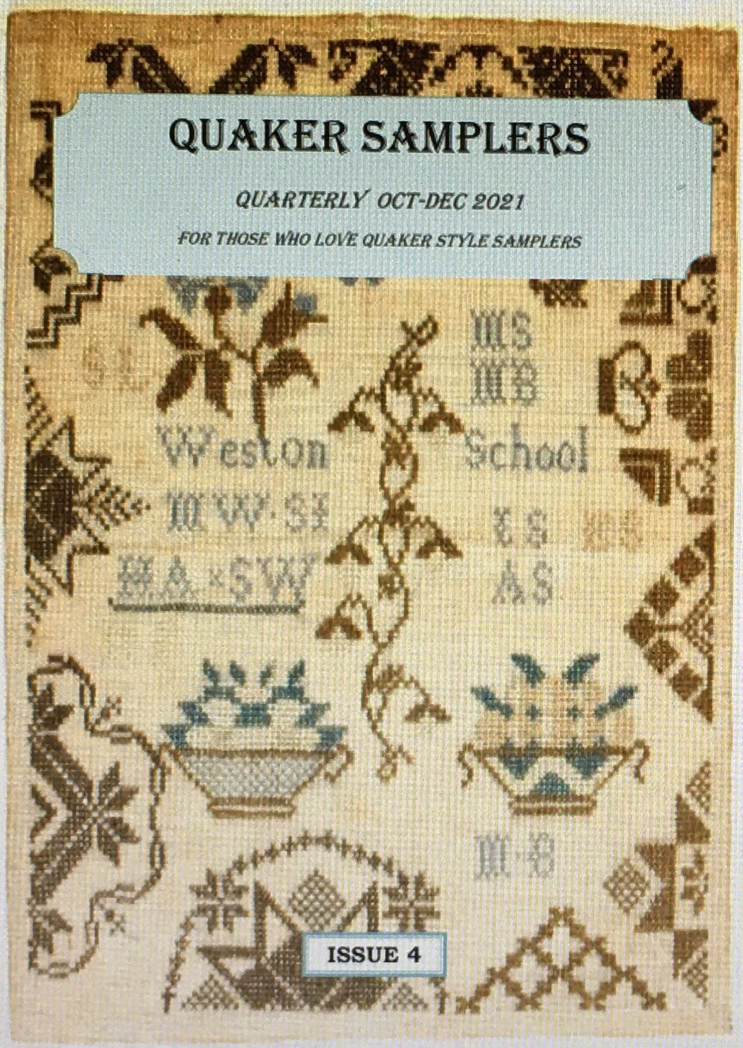 Quaker Samplers Magazine Etsy
