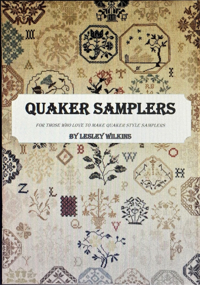 NEW BOOK Quaker Samplers in Cross Stitch PDF Book uses the beautiful medallion motifs and patterns to create lovely samplers to embroider image 1