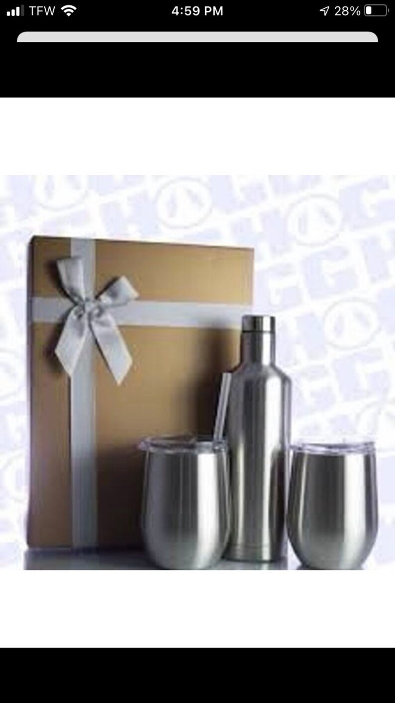 Custom Wine Cups