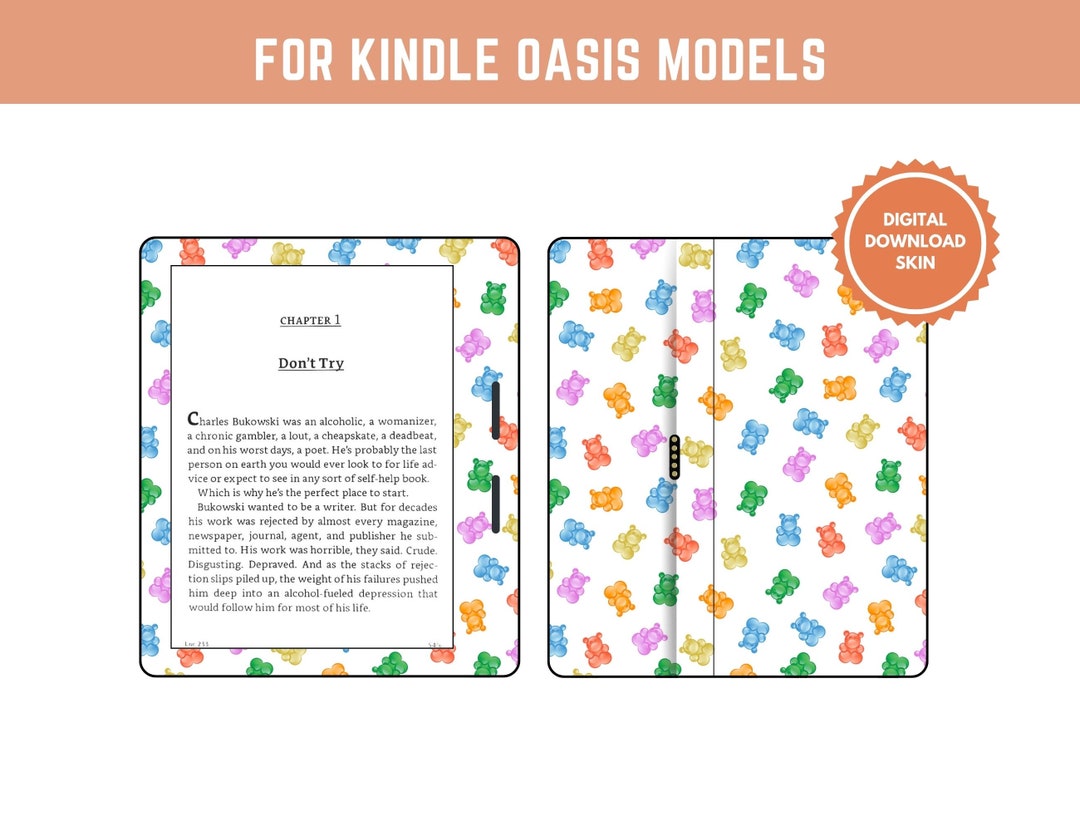 Kindle Oasis Skin Decal Stickers Inserts Case Cover Cute Etsy