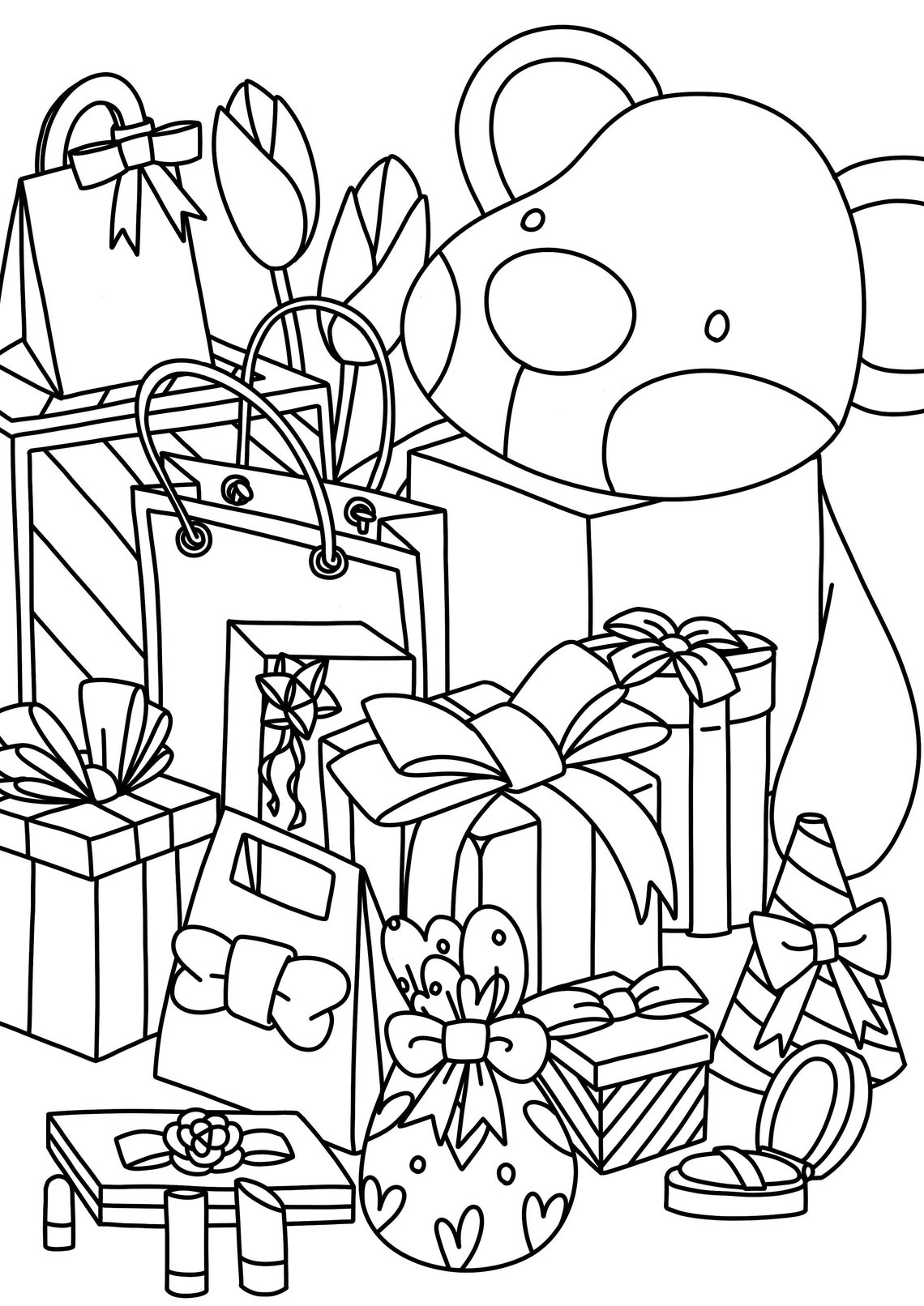 A4 Size Colouring Pages