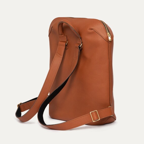 calf leather backpack