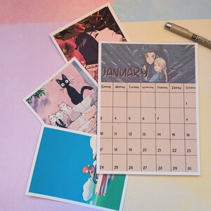 Calendrier studio ghibli 2023