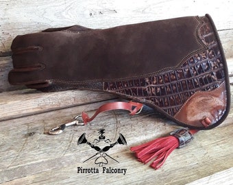 Falconry glove - Eagle glove for men - Falconry solutions - Medieval - Medieval glove - Falconer gift - Made in Italy