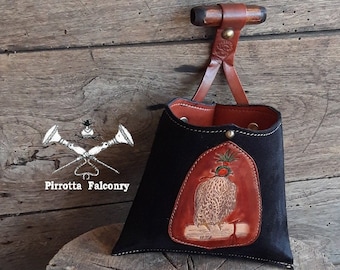 Falconry Pouch, Customizable, Belt Bag, Medieval, Hawk Training, Falconry Equipment, Falconry Gift