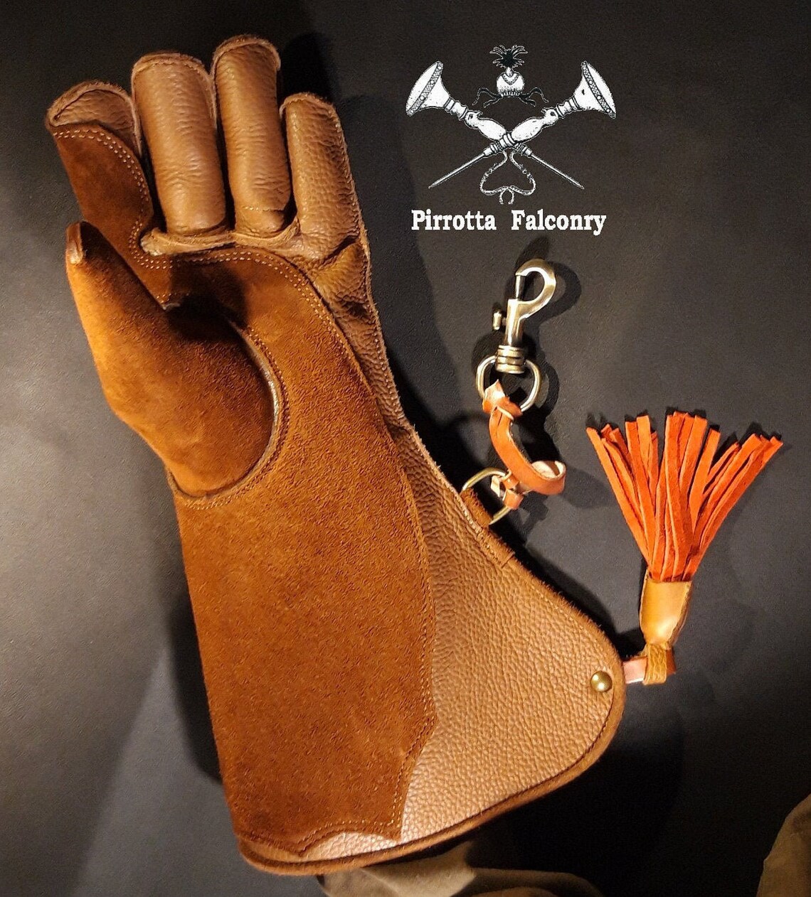 Falconry glove Eagle glove Falconry equipment Medieval Etsy