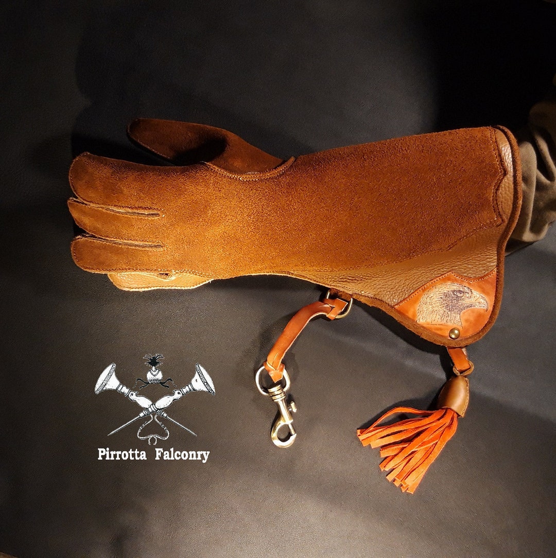 Falconry Glove Eagle Glove Falconry Equipment Medieval Etsy