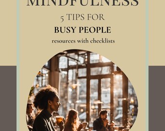 Mindfulness Checklist: Stress Management, Anxiety Relief PDF (12 Pages)