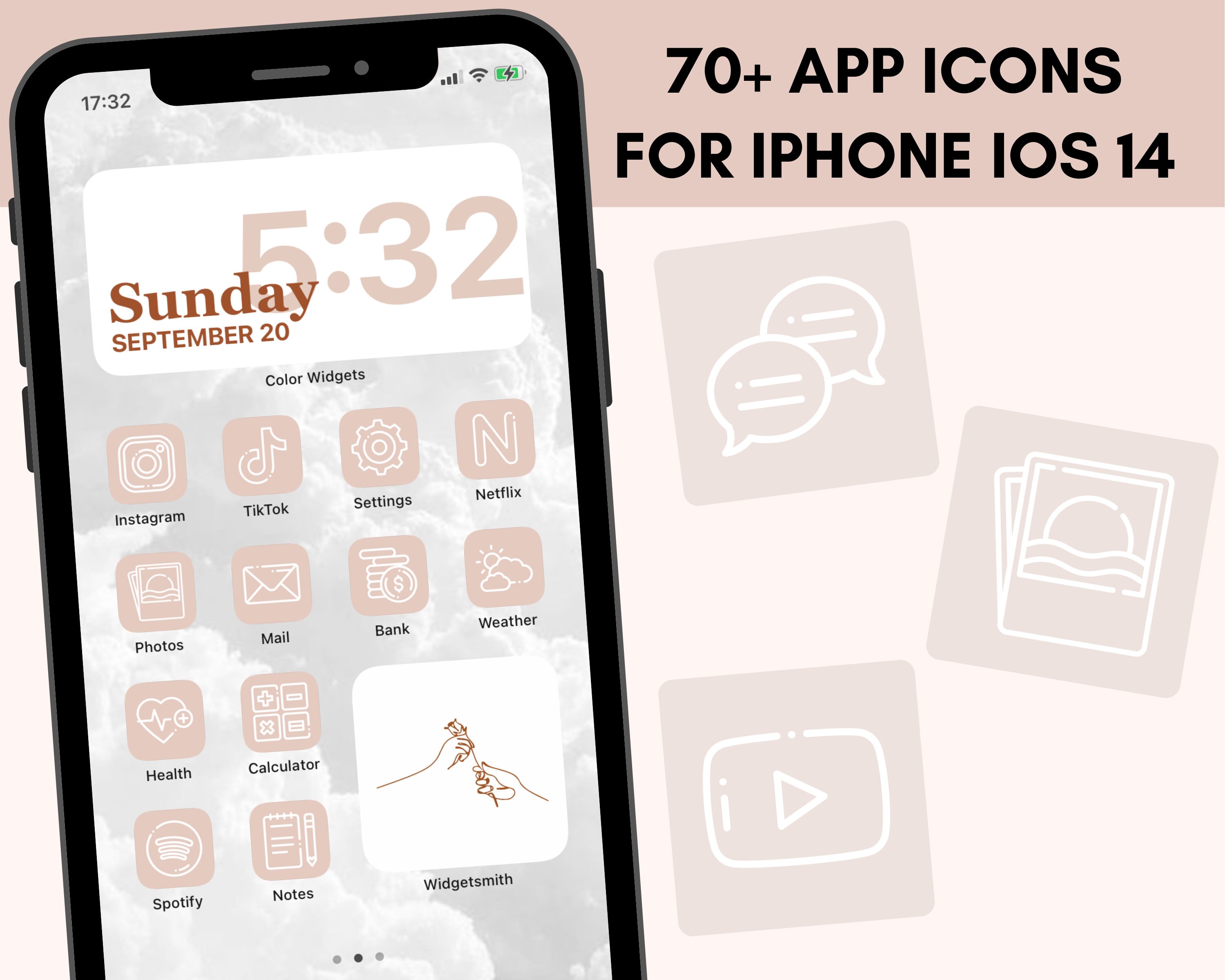 Iphone Ios 14 App Icons Pack Light Pink Beige Apps Icons Etsy Canada Iphone Ios 14 App Icons Pack Light Pink Beige Apps Icons Etsy Canada