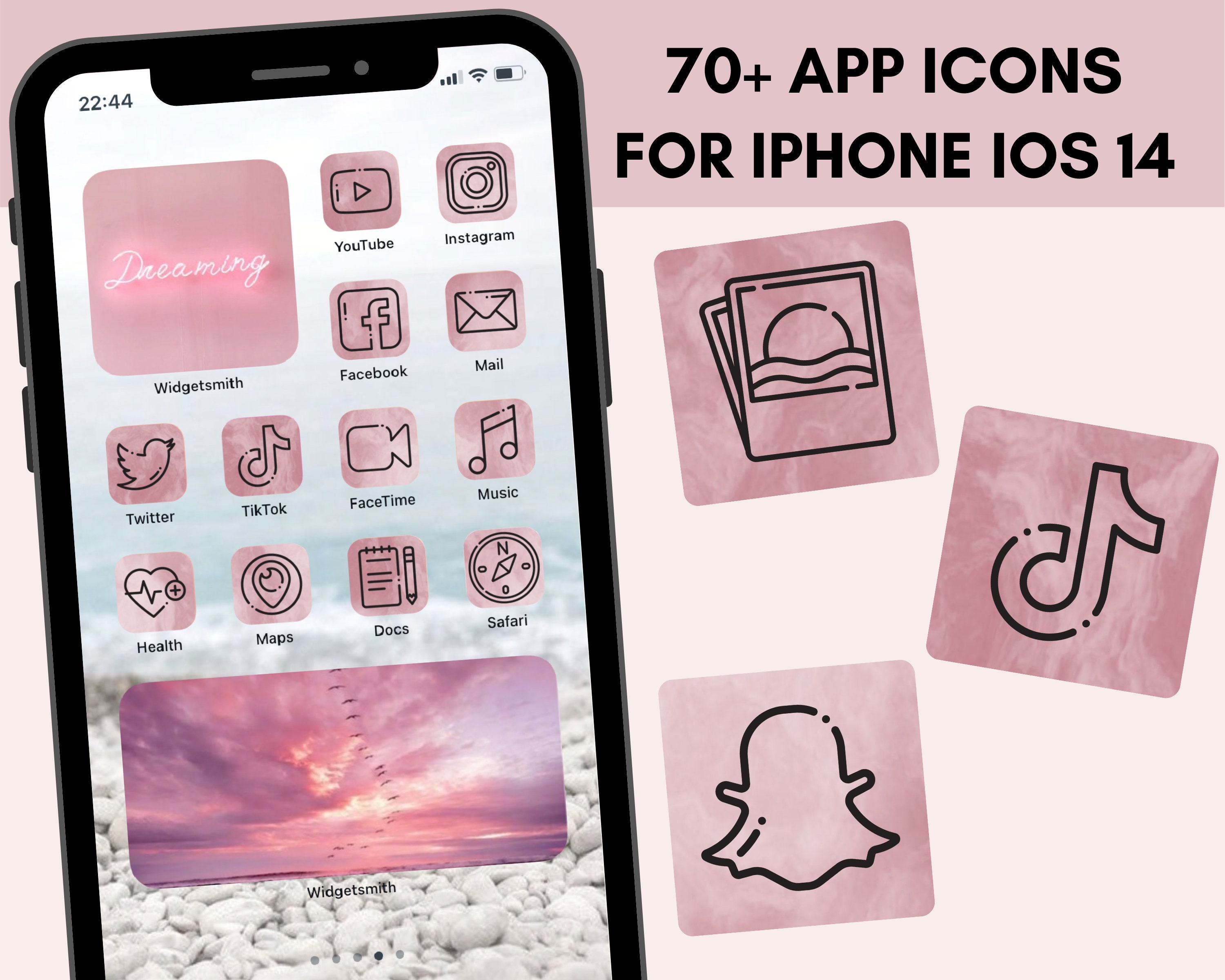 Iphone Ios 14 App Icons Pack Pink Marble Apps Icons Etsy Iphone Ios 14 App Icons Pack Pink Marble Apps Icons Etsy