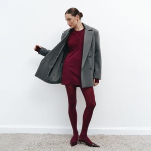 Gray Coat with a Loose Fit | Ladies Stylish Gray Premium Quality Jacket