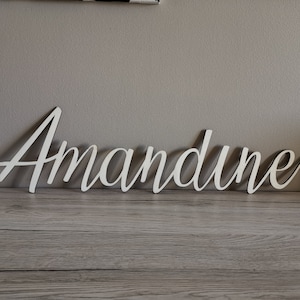 Vorname aus anpassbarem Holz