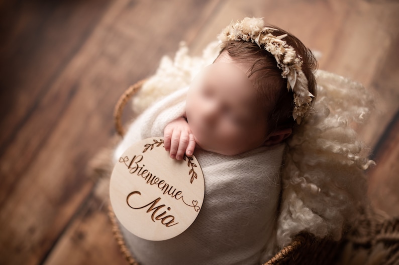 Carte étape bienvenue naissance bébé personnalisée image 2