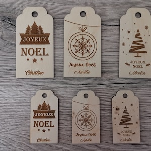 8 Étiquettes Cadeaux Autocollantes - Noël Scandinave Kraft à Prix Carrefour