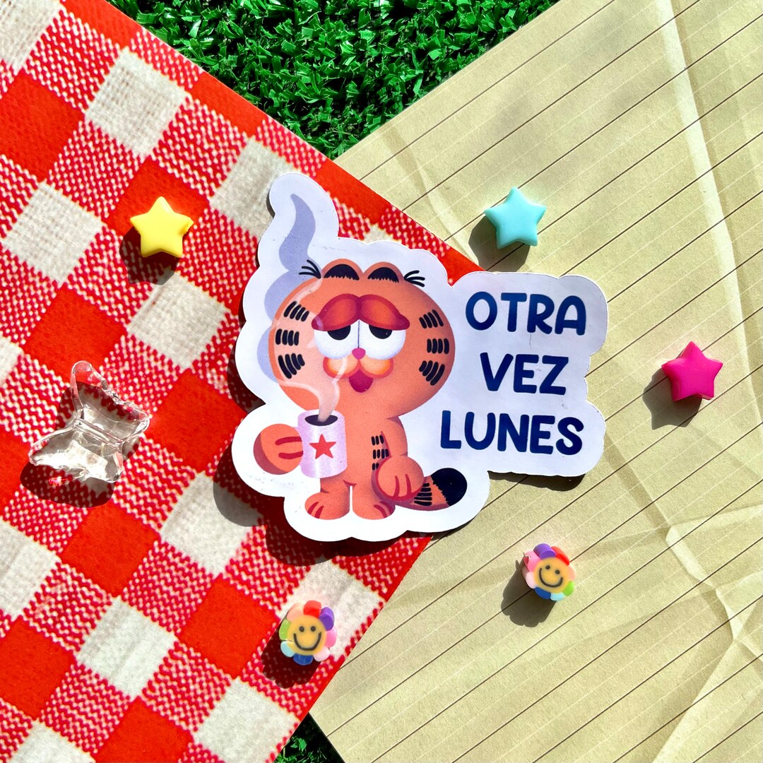 Rvus Sticker Garfield Sticker - Etsy