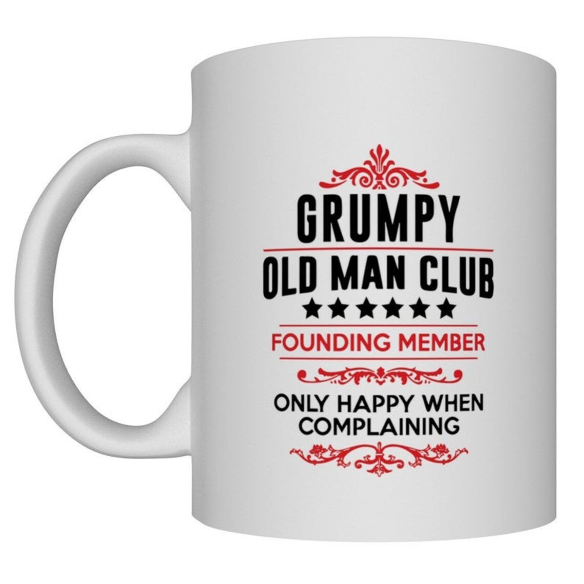 Mug 11oz Grumpy Old Man Club 50th 60th 70th Birthday Etsy