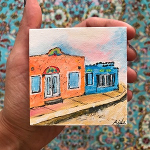 Colorful houses in Capitola