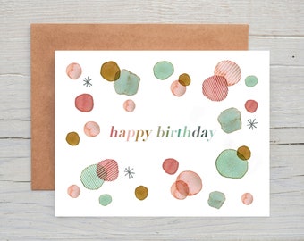 Confetti Birthday Card