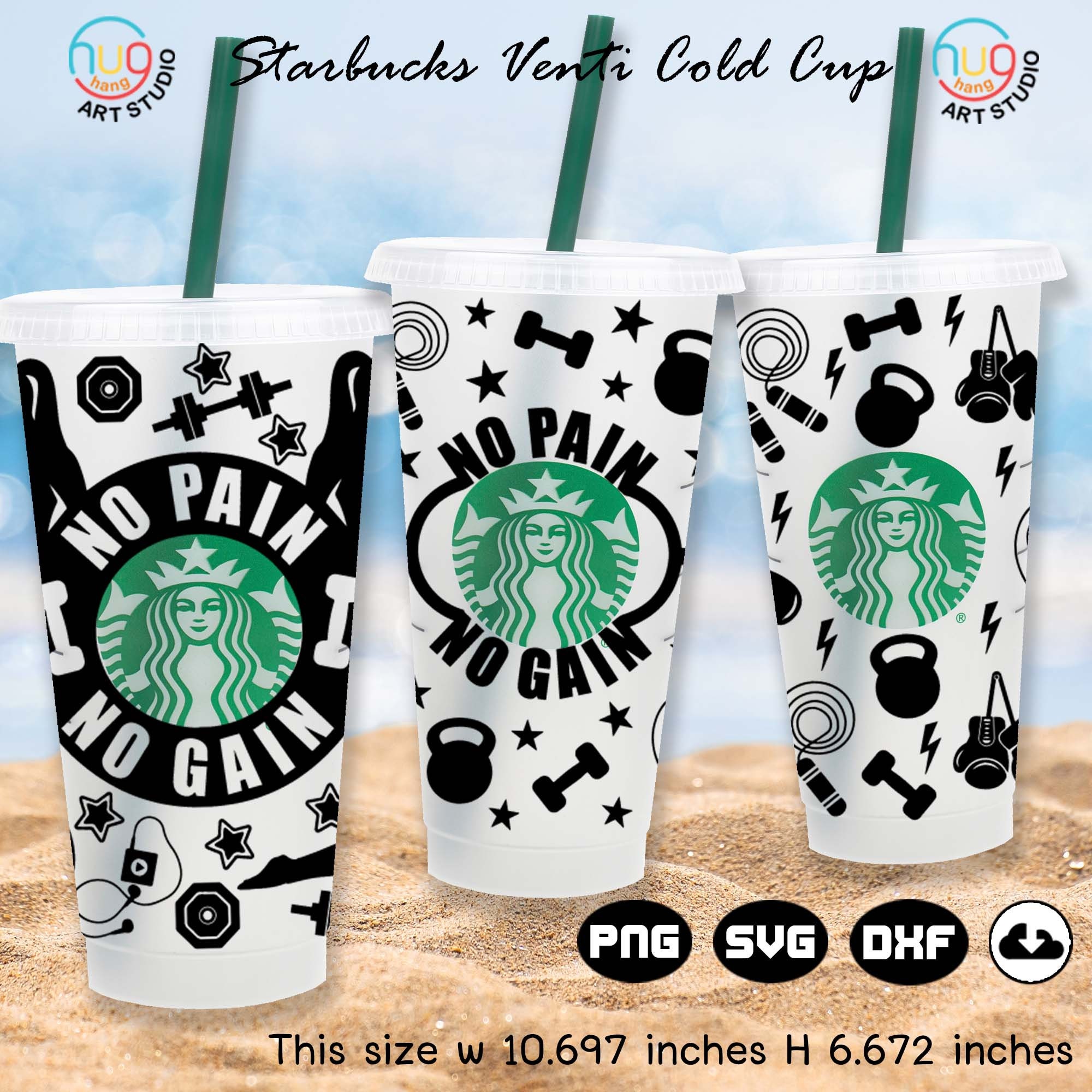 Starbucks Venti Custom Cold Cup Tumbler – Doughtique