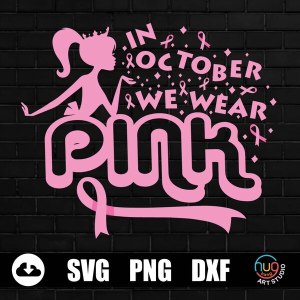 Breast Cancer Svg - Etsy