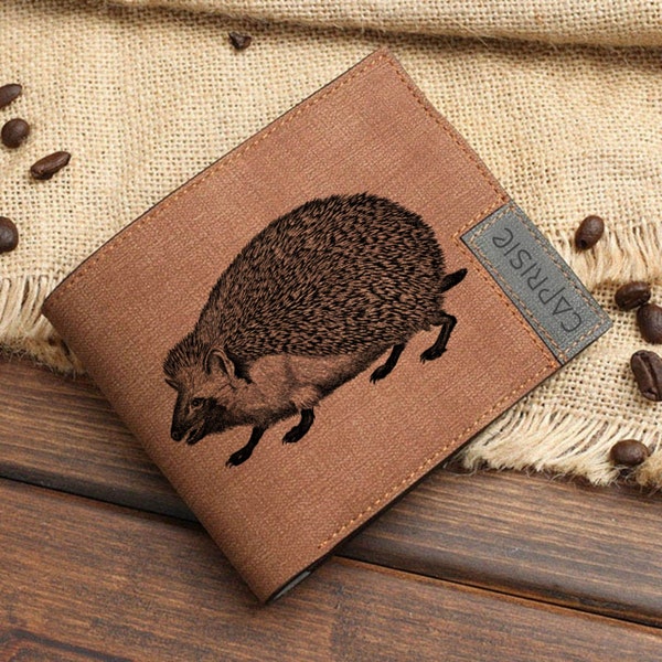 Hedgehog Wallet Etsy