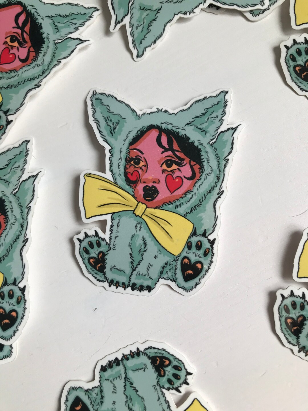Cute Cat Sticker Laptop Stickers / Laptop Decal Journal - Etsy