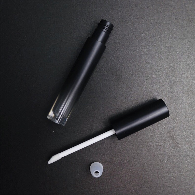 5/100pcs 3.5ml Round Frosted Hollow Lip Glaze Tube, Lip Gloss Tube ...
