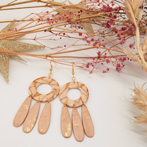 Polymer clay earrings